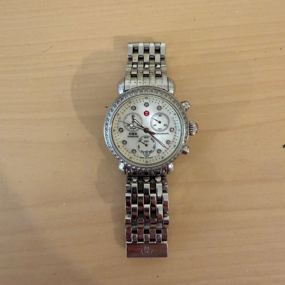 Michele CSX diamond watch
